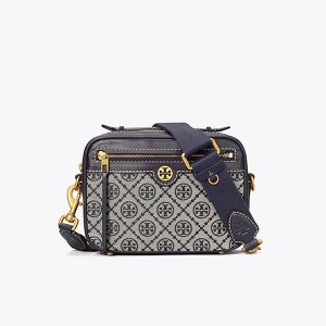Tory Burch T Monogram 緹花相機包 單肩斜挎包