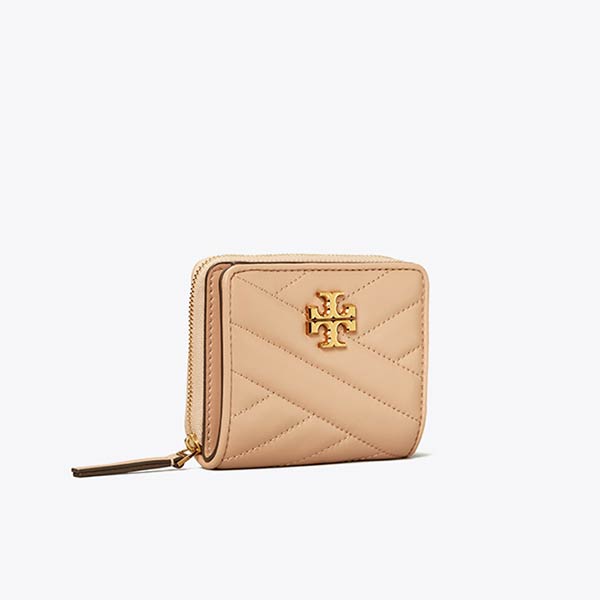 Tory Burch Kira 小號羊皮絎縫短夾 Tory Burch Kira 小號羊皮絎縫短夾