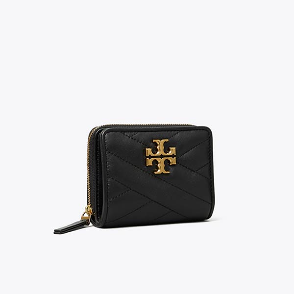 Tory Burch Kira 小號羊皮絎縫短夾 Tory Burch Kira 小號羊皮絎縫短夾