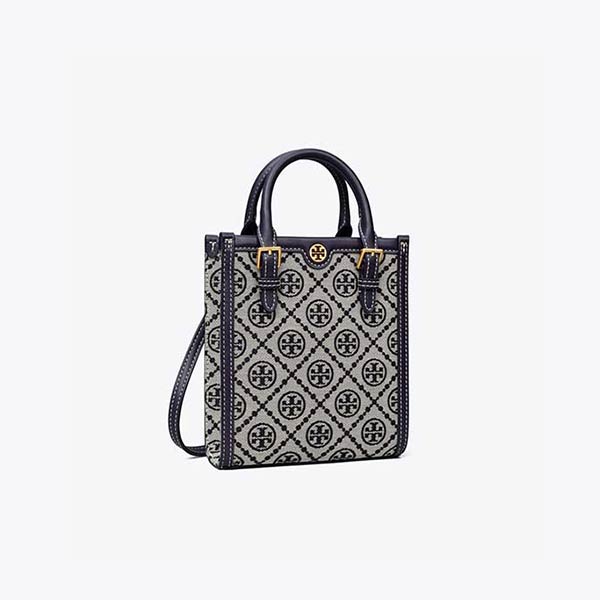 Tory Burch T Monogram 緹花迷你托特包 Tory Burch T Monogram 緹花迷你托特包