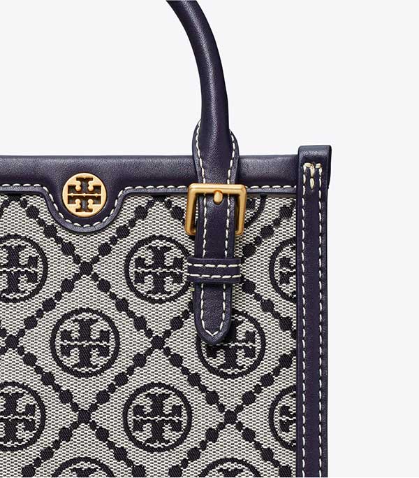 Tory Burch T Monogram 緹花迷你托特包 Tory Burch T Monogram 緹花迷你托特包