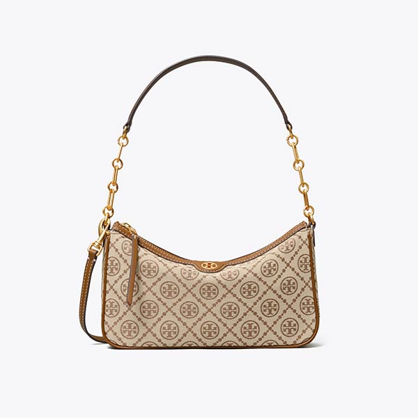 Tory Burch T Monogram 緹花單肩斜挎包 Tory Burch T Monogram 緹花單肩斜挎包