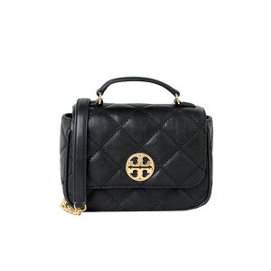 【3色】Tory Burch Willa 小香風菱格紋迷你手提斜挎包