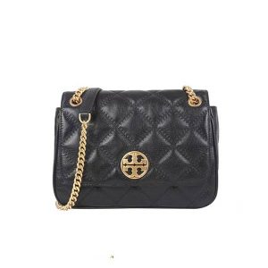 【3色】Tory Burch Willa TB 小香風菱格紋單肩斜挎包