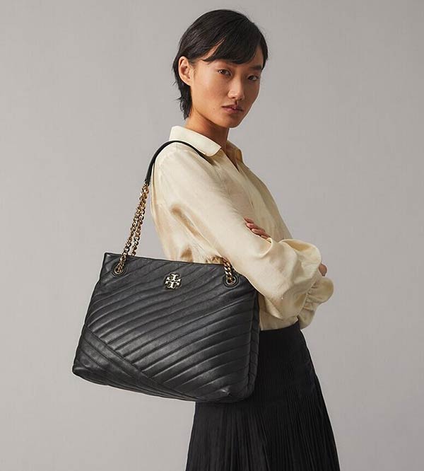 Tory Burch TB Kira系列羊皮手提單肩包