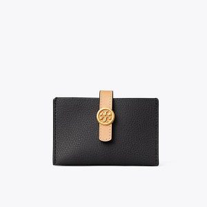 【3色】Tory Burch Walker 荔枝紋皮革卡包 按扣收納風琴卡包
