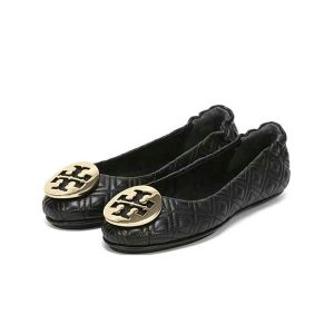【3色】Tory burch Minnie 皮革芭蕾舞平底鞋 旅行休閒鞋